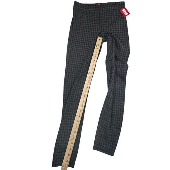 Spanx Women's Gray Houndstooth Jean-ish Ankle Leggings size Small - Picture 7 of 12